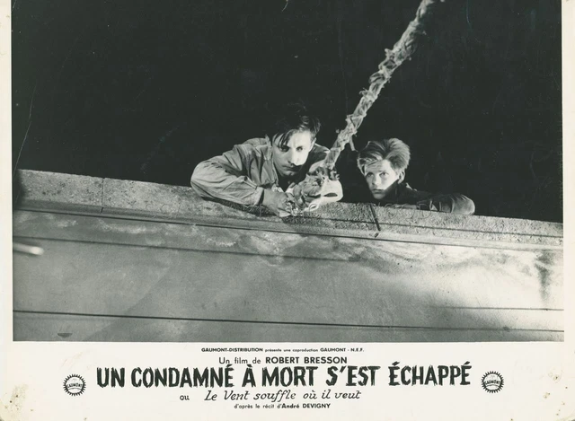 UN CONDAMNE A Mort S'est Echappe 1956 Robert Bresson Photo Original #12